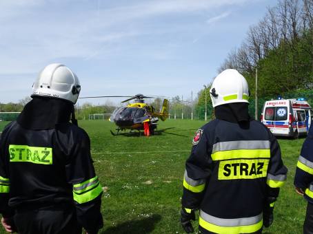 Akcja ratownicza LPR w Żegocinie - 26.04.2019