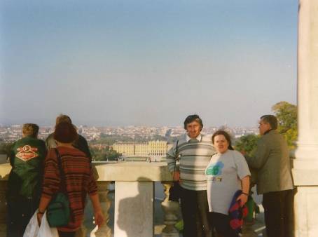 Na wycieczce w Wiedniu (1996 r.)