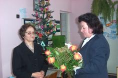 Podzikowania i pamitkowy dyplom przekazaa take pani wizytator mgr Jolanta Kalinowska.