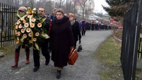 Na pogrzebie . P. Juliana Szczyga - Czermna - 11.03.2015 r.