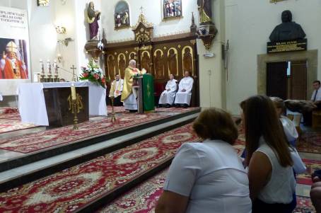 Arcybiskup Henryk Nowacki w Parafii egocina - 09.08.2015.