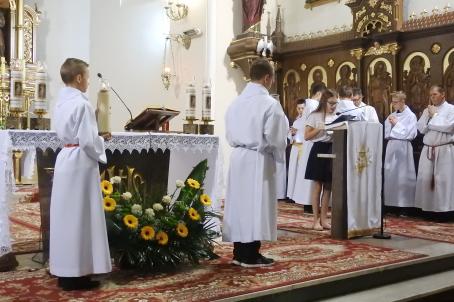 Boże Ciało 2018 - Uroczysta suma w żegocińskim kościele.