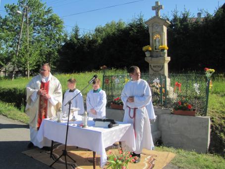 Nabożeństwo przy Figurze Matki Bożej w Bełdnie - 07.05.2018
