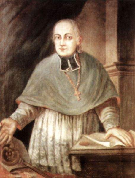 Portret Ks. Biskupa Jana Duvalla.