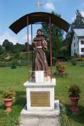 Figura św. Franciszka z Asyżu w Żegocinie.