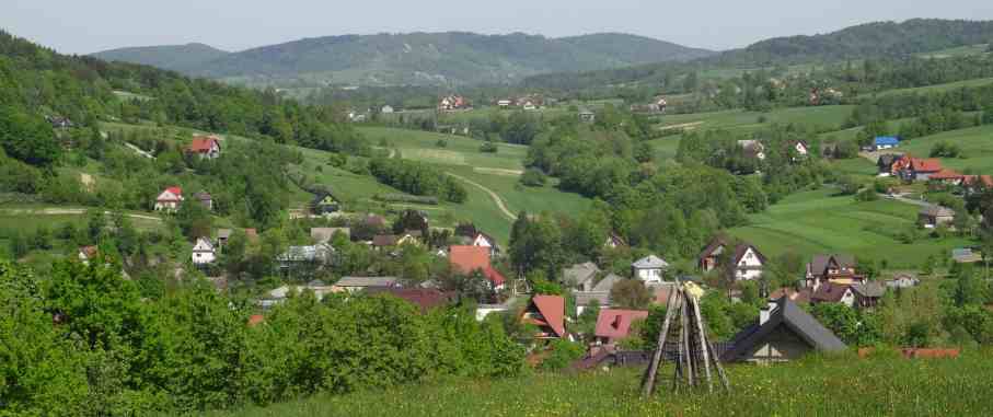 Panorama z tracy Nowa Wieś.