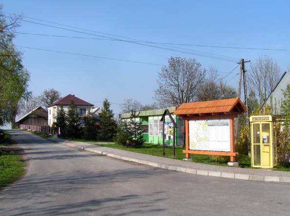 Bedno - centrum wsi.