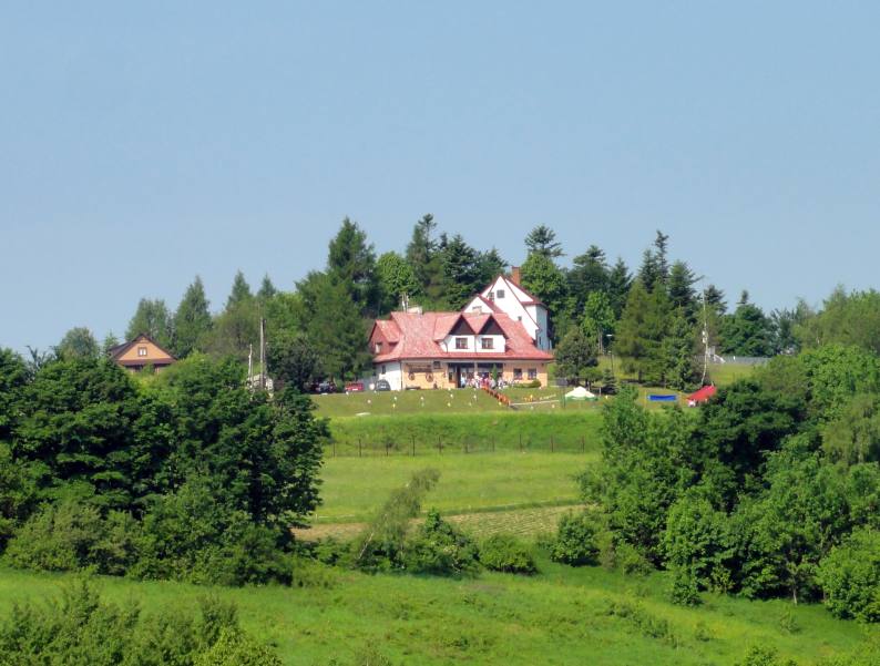 Panorama Rozdziela - widok na Bacwk.