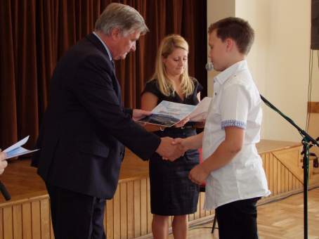 Ceremonia wrczenia dyplomw dla "Super Uczniw 2012"