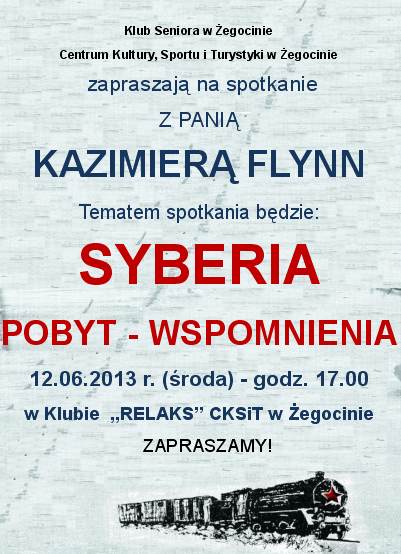 Zaproszenie na spotkanie z Kazimier Flynn.