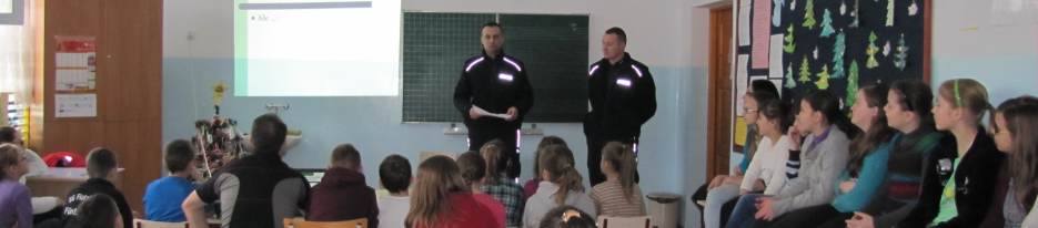 Spotkanie z policjantami w dniu 23.01.2014 r.