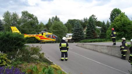 Akcja ratunkowa z udziaem HEMS Krakw - egocina - 01.07.2014 r.