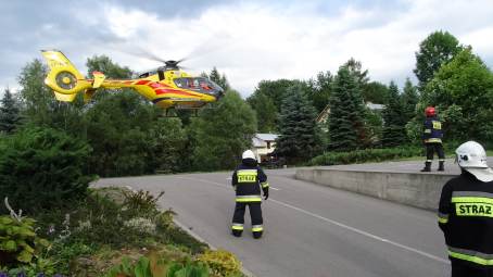 Akcja ratunkowa z udziaem HEMS Krakw - egocina - 01.07.2014 r.