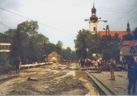 Zniszczone centrum egociny.