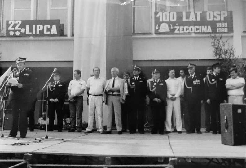 1988-07- stulecie OSP Żegocina.