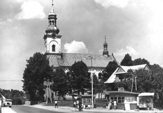 Centrum egociny. Lata 60-te. Skan pocztwki.