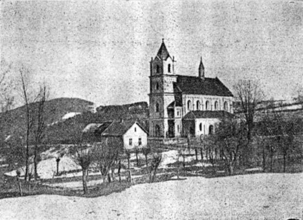 Widok kocioa w egocinie - rok 1915.