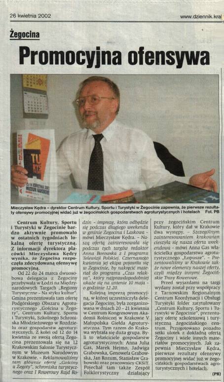 Dziennik Polski - 26.04.2002
