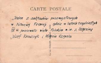 Kartka pocztowa z Francji.