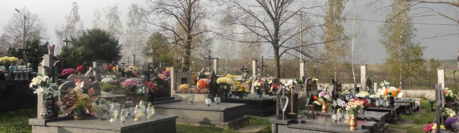 Cmentarz parafialny w dniu 31.10.2014 r.