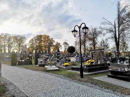 Remont cmentarza - październik 2020.