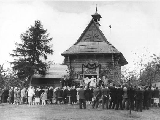 Uroczystość poświęcenia kapliczki - 22.05.1961 r.